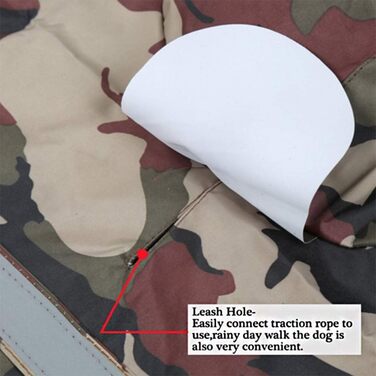 Водонепроникна куртка для собак KoKoBin з капюшоном, сіра, розмір L