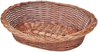 Елегантний корзинка для собак з лози, 69 см - Натуральний лежак для собак усіх розмірів, довговічний та дихаючий - Ідеально підходить для квартири, будинку та саду