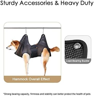 Гамак для собак та котів SGerste Dog Care - допомога у стрижці нігтів, гамачок для домашніх тварин, догляд за тваринами