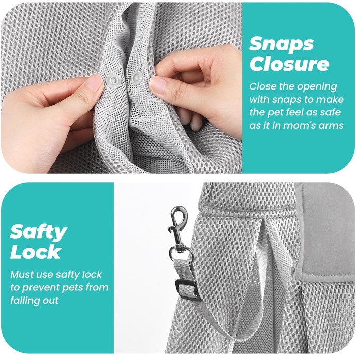 Сумка-переноска для собак та котів, сіра. Переноска для маленьких собак та кошенят, для подорожей.