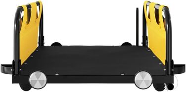 Причіп для собак, причіп-транспортер для домашніх тварин, велосипедний причіп, жовтий, Oxford, для покупок, відпочинку, велопоїздок