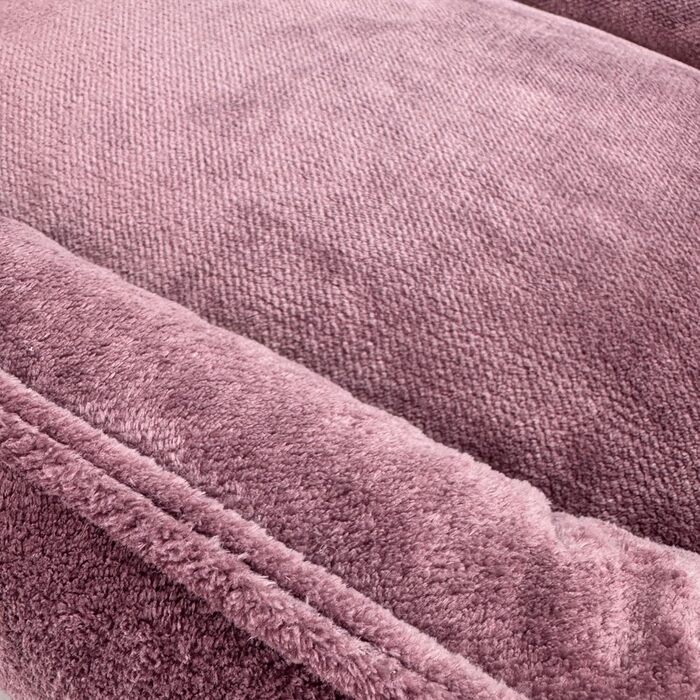 Ортопедичне ліжко для собак 4L Textil IRIS Premium-LINE, рожеве (80x60 см)