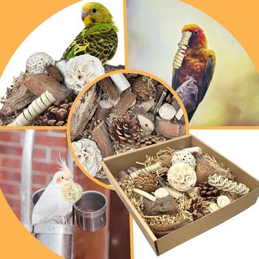 Іграшка для птахів Felicity, іграшка для папуг, іграшка для гризучих птахів, жувальна іграшка для птахів, аксесуари для клітки, аксесуари для хвилястих папужок, підходить для корел, хвилястих папужок та інших птахів