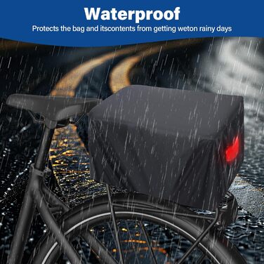 Задній велосипедний кошик, складаний, металевий з водонепроникним чохлом, для собак, домашніх тварин, E-bike, mountain bike, city bike, cruiser