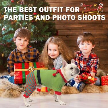 Світер для собак SCENEREAL на Новий Рік, костюм ельфа для собак великих, середніх та маленьких порід, дівчаток та хлопчиків, м'який, теплий, зимовий, святковий, червоний, універсальний (Getaway Solids) X-Large