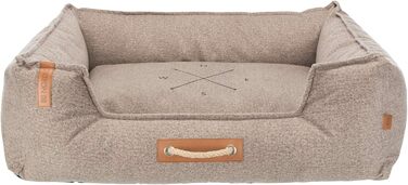 Лежак для собак TRIXIE BE Nordic Föhr Soft, прямокутний, 120×95 см, сірий