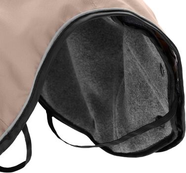 HUNTER Hundemantel UPPSALA: теплий водонепроникний дощовик для собак, тауп, розмір 30