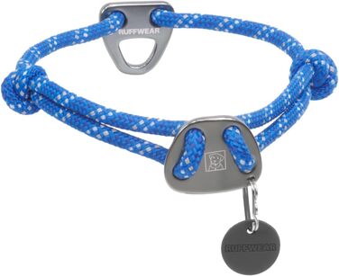 Нашийник для собак RUFFWEAR Knot-a-Collar, середній, регульований, міцний, із альпіністського шнура, синій, 36–50 см