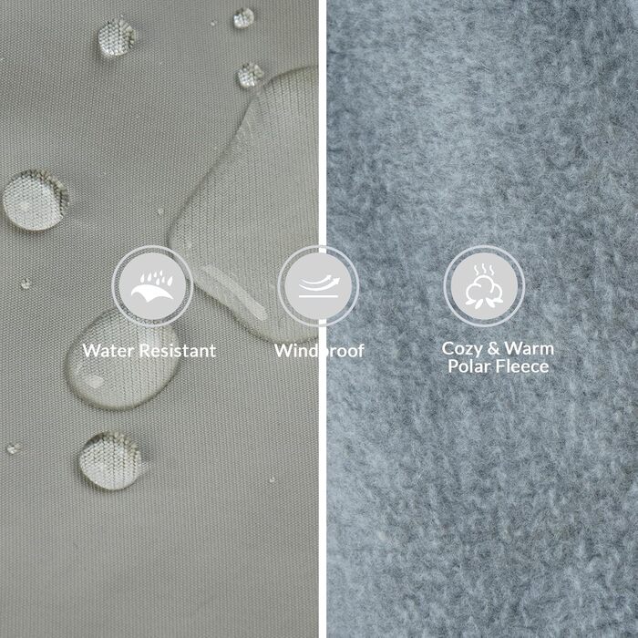 Теплий флісовий халат для собак XXL (Сірий, 2XL) - теплий халат, пуловер для великих собак