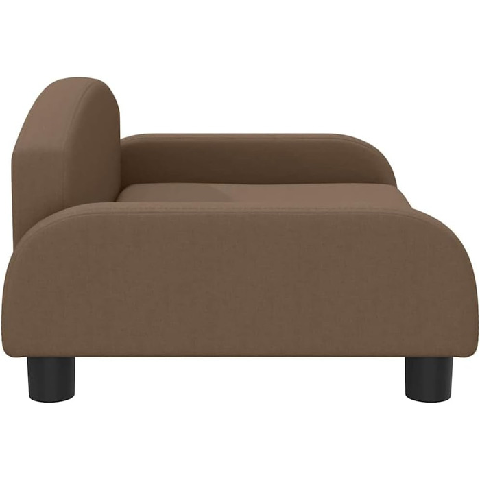 Крісло-ліжко для собак, м'яке ліжко для тварин, диванчик для маленьких собак та котів, коричневий, 70 x 45 x 30 см