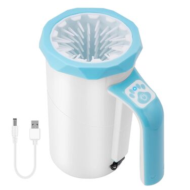 Автоматичний мийка лап для собак MYPIN, 7.4V, портативна, для великих собак та котів (блакитний)