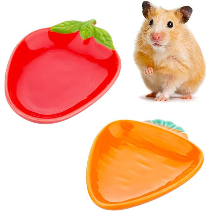 Керамічна годівниця для гризунів та їжаків, 2 шт.