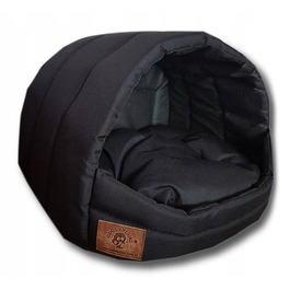 Будка для собак Odol-Plusz, чорна, 45 см x 50 см