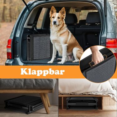 Рампа для собак у машину Hunderampe, складна, з килимком, до 110 кг, для авто, вантажівок, SUV