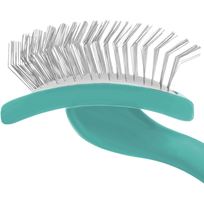 EHASO Преміум щітка для собак Multibrush, велика, бірюзова, для всіх типів шерсті