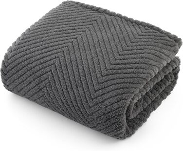 Підстилка для собак та котів Bedsure, м'яка та тепла, 100x120 см, сірий титан