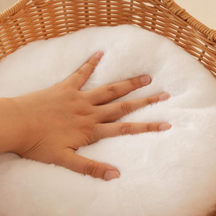 Кігтеточка для котів CareCooo 135 см з 12 стержнів, стабільна, з будиночком, сизаль, захист від перекидання, водонепроникна, для великих котів, коричнева/біла (Natural+White, XL)