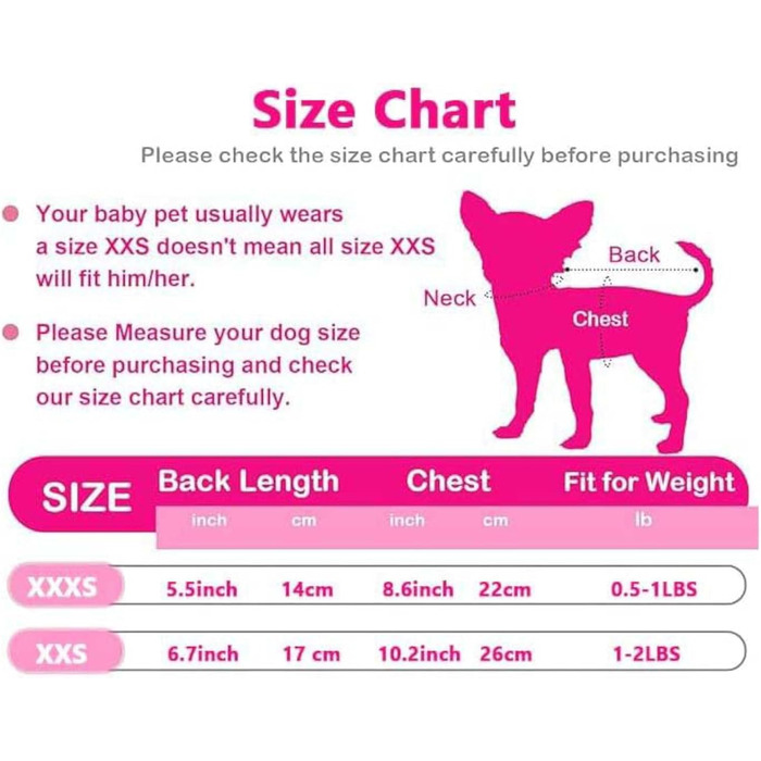 Теплий одяг для собак та котів (Чіхуахуа, Йоркширський тер'єр) FLAdorepet, фліс, зимовий, для маленьких цуценят, 3 шт., XXS (0,5–0,9 кг), милий динозавр