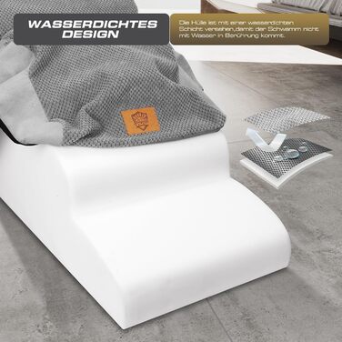 Сходинки для собак маленьких порід, 4 сходинки, знімний підйомник, неслизьке покриття, для ліжка та дивану, сірий колір