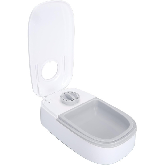 Автоматичний диспенсер для котячого корму з охолоджуваним відсіком, годівниця для малих собак, сухий та вологий корм, автоматична таймерна годівниця GRAY