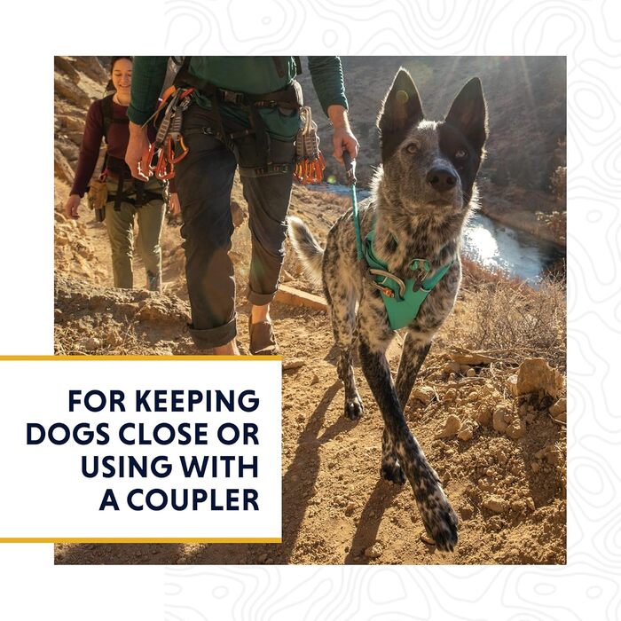 RUFFWEAR Knot-a-Long короткий повідок для собак з карабіном, 0,76 м, чорний обсидіан