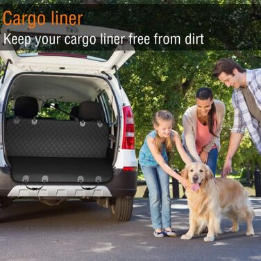 Захист для заднього сидіння автомобіля Baodan: коврик для собак, чорний, вологостійкий, для універсальних авто та SUV