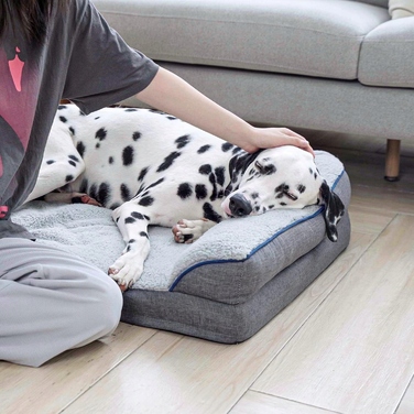 Знімний чохол на лежак для великих собак, 100x75 см
