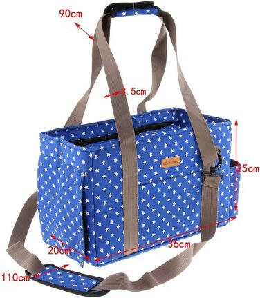 Транспортна сумка для тварин: переноска для собак та котів, сумка-переноска для подорожей, блакитна