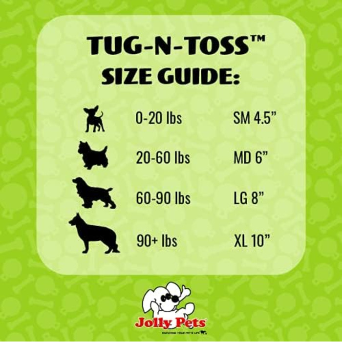 Іграшка для собак Jolly Pets Tug-n-Toss, 15 см, блакитна