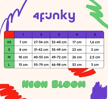 Шлейка Guard Comfort Neon Bone | 4Funky | Регульована, для малих собак (розмір S)