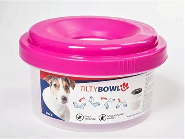 Миска для собак Tilty Bowl розмір M (рожева)
