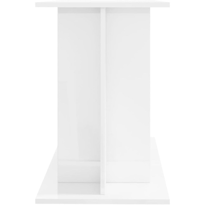 vidaXL підставка для акваріума, білий глянець, 100x40x60 см, ДСП