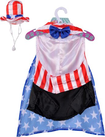 Костюм дядька Сем для домашніх тварин Rubie's, розмір Small