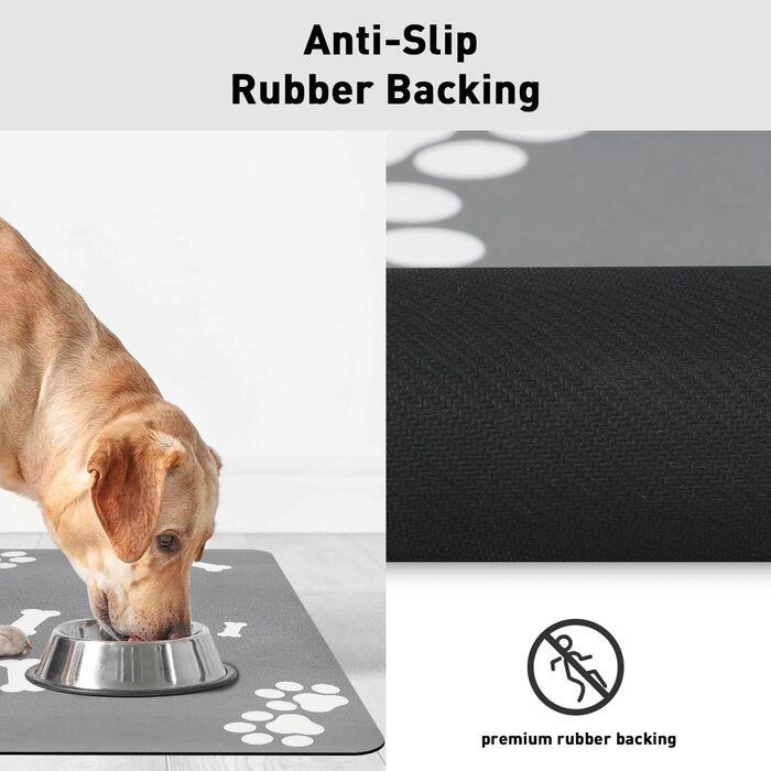 Килимок для собак та котів Lurowo, швидковисихаючий, надпоглинутий, миючий, з антиковзаючим покриттям, 40 x 60 см, дизайн 