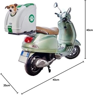 Переноска для собак POW: для мопеда, мотоцикла, велосипеда та авто
