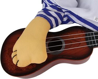 Костюм для собаки Ranvi: Гітарист, костюм для кота, карнавальний костюм для домашніх тварин, Хелловін, Новий рік, вечірка, Cosplay (L), синій, білий