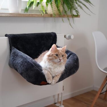 Преміум лежак для котів Lucky з підігрівом, м'який, для опалення