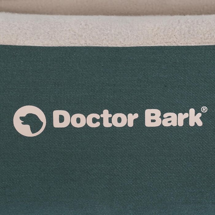 Кругле ліжко для собак середніх порід GreenLabel, м'яке, пухнасте, з вологостійким дном, фліс/бавовна, колір кобальтово-синій (L - 70x60 см)