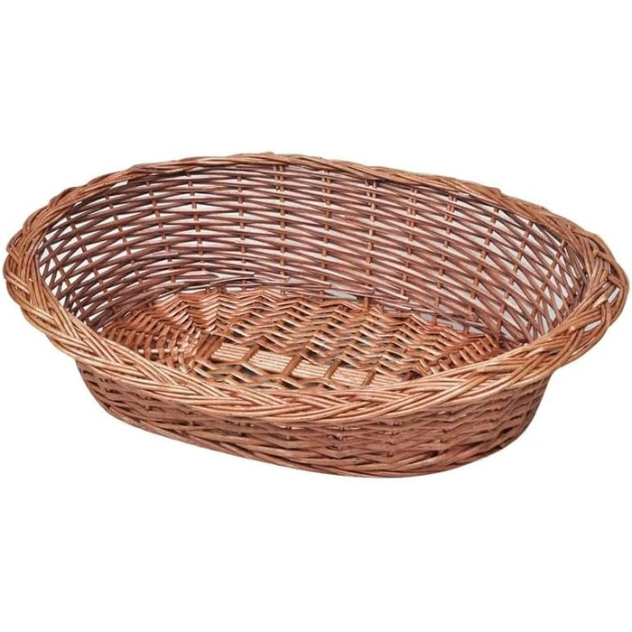 Елегантний корзинка для собак з лози, 69 см - Натуральний лежак для собак усіх розмірів, довговічний та дихаючий - Ідеально підходить для квартири, будинку та саду