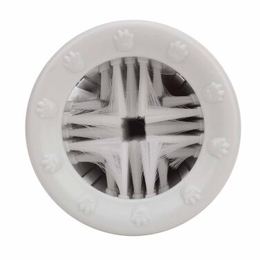 Напівавтоматичний мийник для собак, станція миття домашніх тварин з м'яким, портативним відром для миття лап для котів та собак, знімний дизайн з ABS-пластику для швидкого очищення