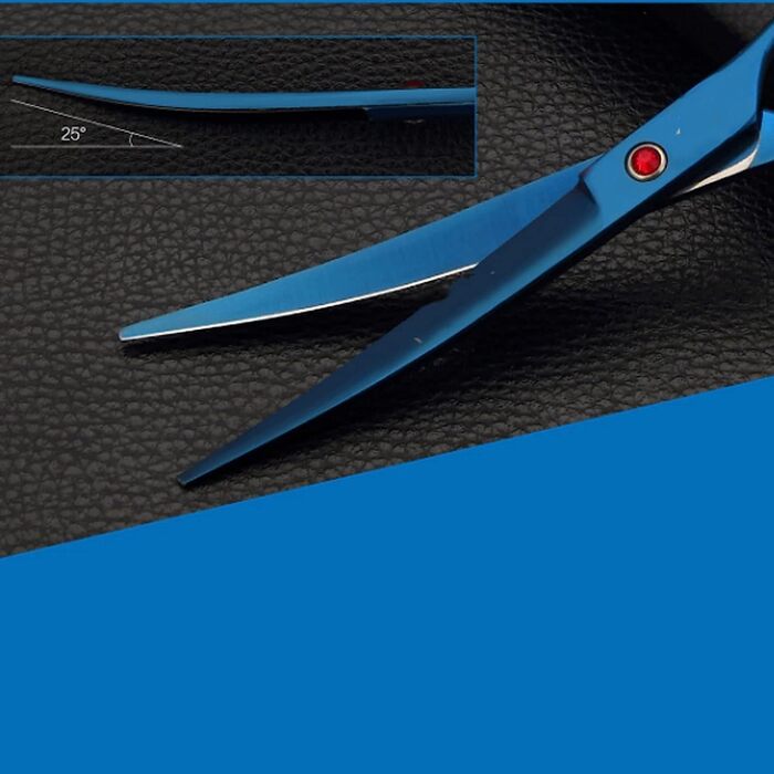 Набір ножиць для грумінгу собак: нержавіюча сталь, прямі та вигнуті моделі