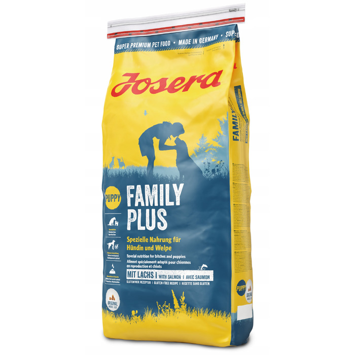 Сухий корм Josera з лососем для цуценят та лактуючих сук, 15 кг