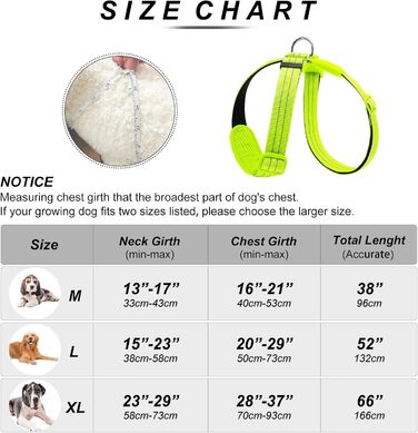Світлодіодне обіднє намисто для собак PZRLit, світловідбиваючий жилет для собак, перезаряджуваний, м'який, регульований (зелений, середній)