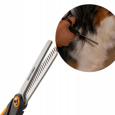 Ножиці-пропоривники Fiskars Pet Care для стрижки собак та котів, 17,2 см