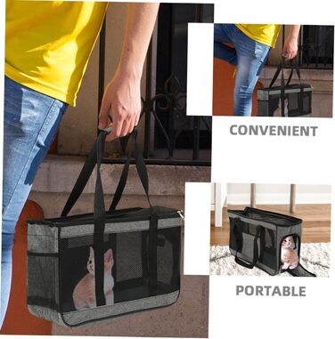 Транспортна сумка для котів Toddmomy - дихаюча, складана, для подорожей, легка та компактна