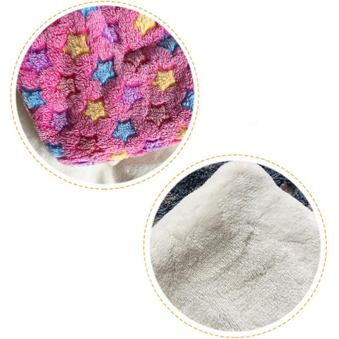 Практична килимок для домашніх тварин на літо - ковдра для собак та котів, 74x100 см, рожевий зірка