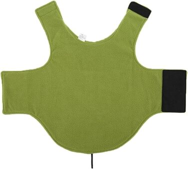 Зимовий теплий одяг для собак: куртка, пуловер, світшот з бавовни (зелений, розмір S)