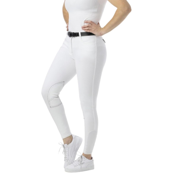 Верхні штани для їзди верхи Riding World Alexandrie для жінок та дітей | Еластичні штани для верхової їзди з накладкою на колінах | з кишенями спереду | Легінси для верхової їзди в шести кольорах | Екіпірування для верхової їзди розмір 104-176 та 32-44 | 