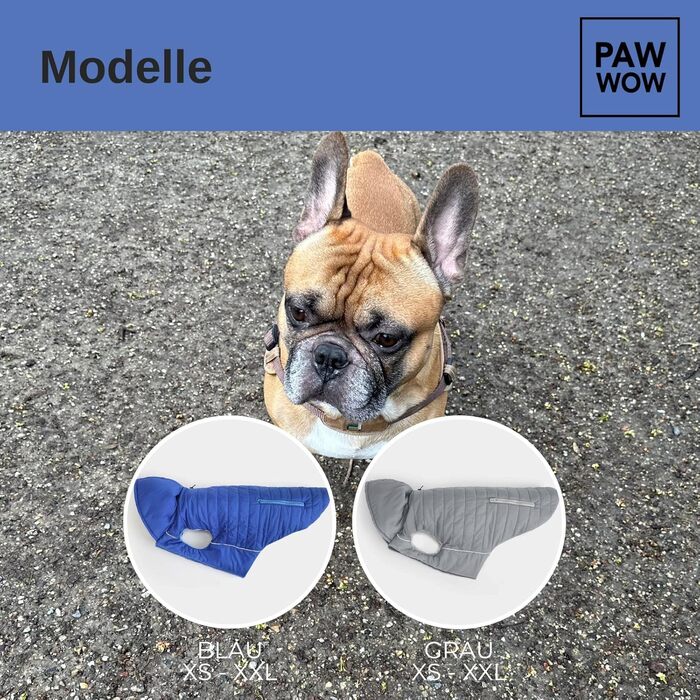 IMMI Куртка для собак | Тепла куртка для собак середніх та великих порід (L, Синій)