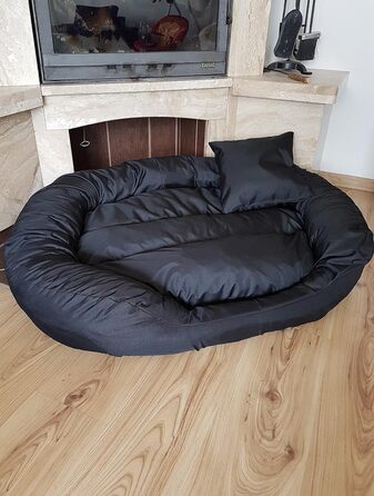 Водонепроникне лежанка-матрац для собак і котів Odol-Plu XXL 110x80 см, чорна